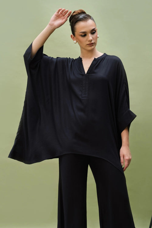 Nino Black Top With Pants