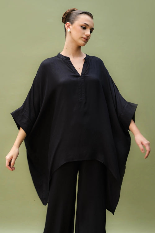 Nino Black Top With Pants