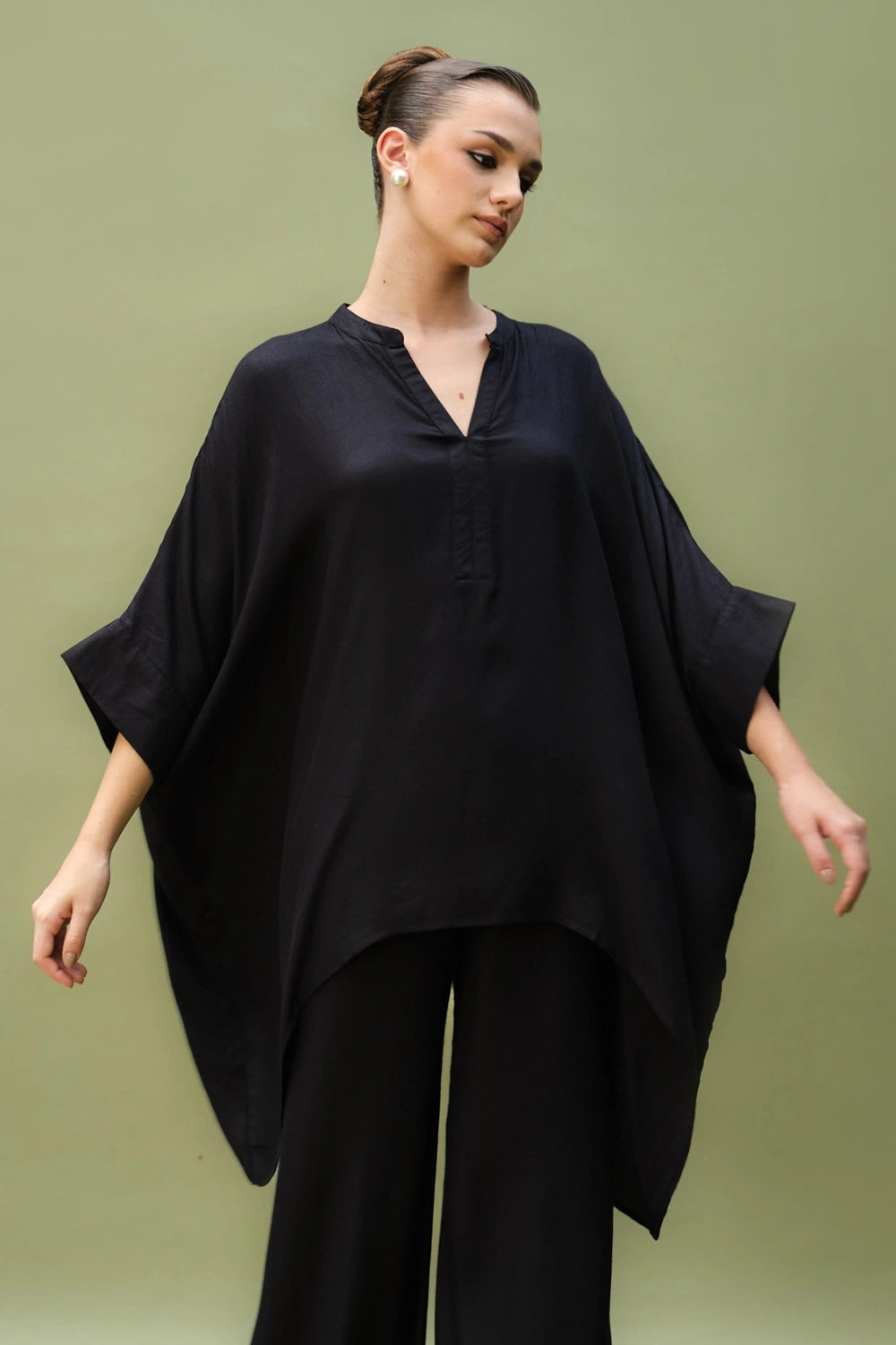 Nino Black Top With Pants