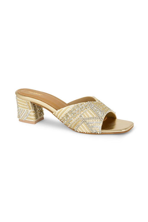 Desi Debutante Block Heels