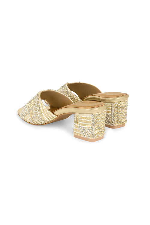 Desi Debutante Block Heels