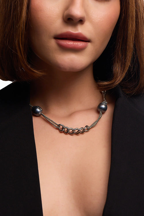 Mini Blue Baroque Chain