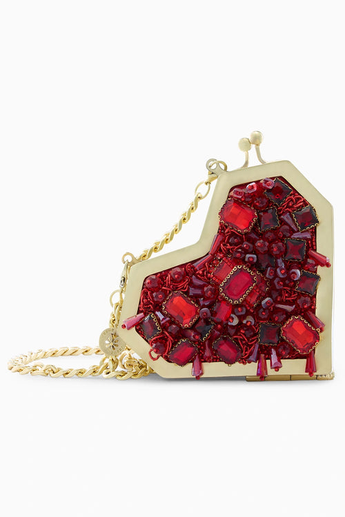Scarlet Slingette Clutch