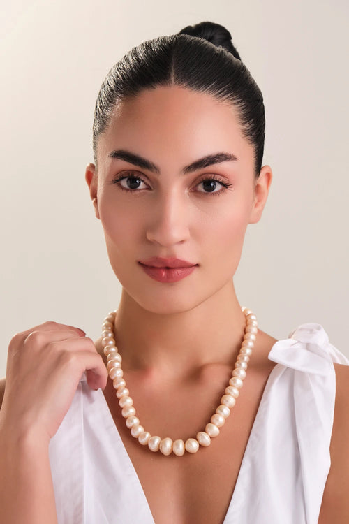 Natural Pearl Single Necklace