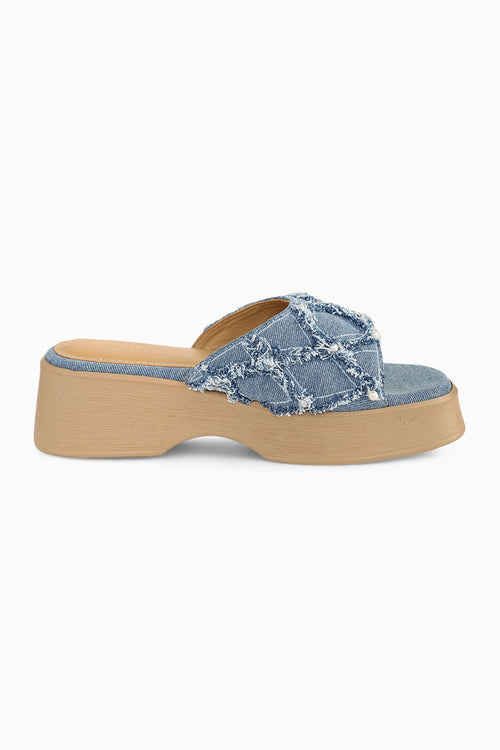 Blue Dahlia Sandals