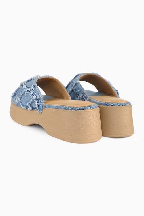 Blue Dahlia Sandals