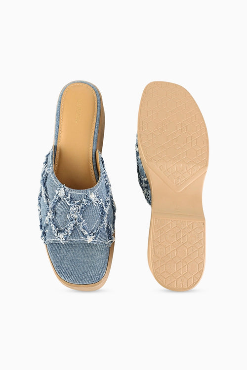 Blue Dahlia Sandals