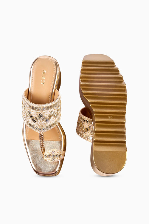 Kohinoor Wedge Sandals