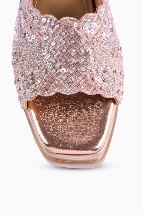 Leher Wedge Sandals