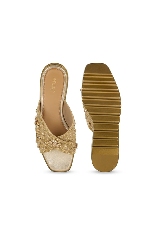 Shimmerville Wedge Sandals