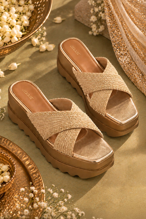 Jhilmil Wedge Sandals