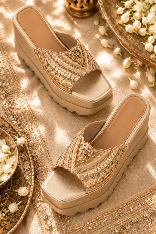 Spellbound Wedge Sandals