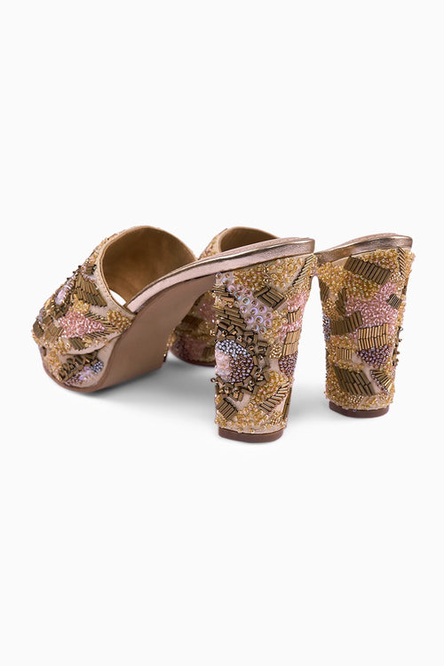 Dripping Drama Platform Sandals