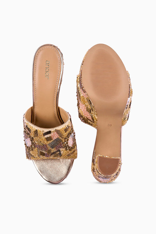 Dripping Drama Platform Sandals