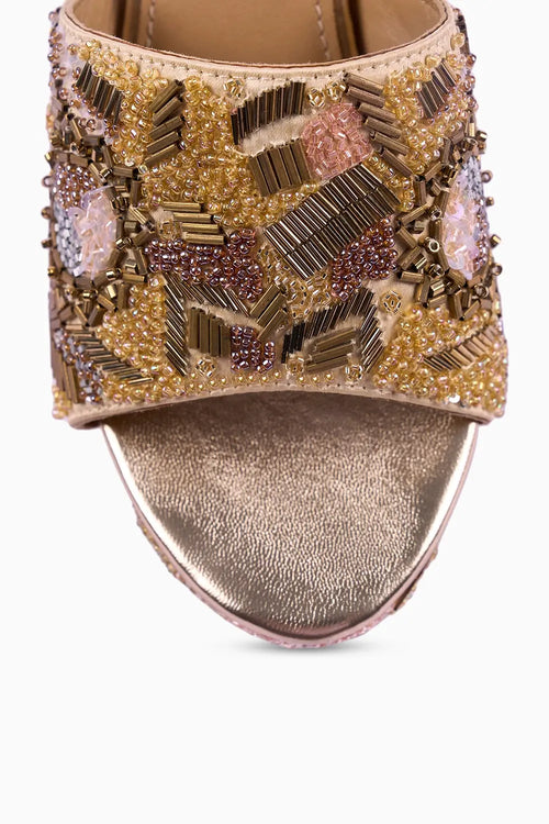 Dripping Drama Platform Sandals