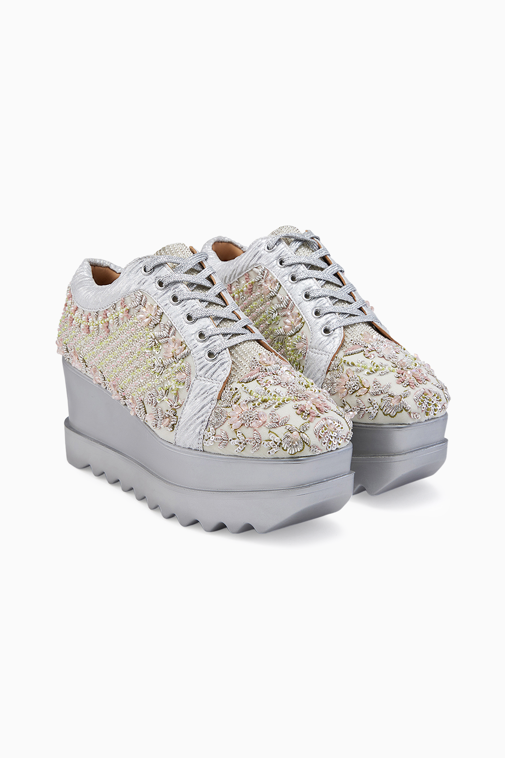 Pista Rose Signature Wedge Sneakers