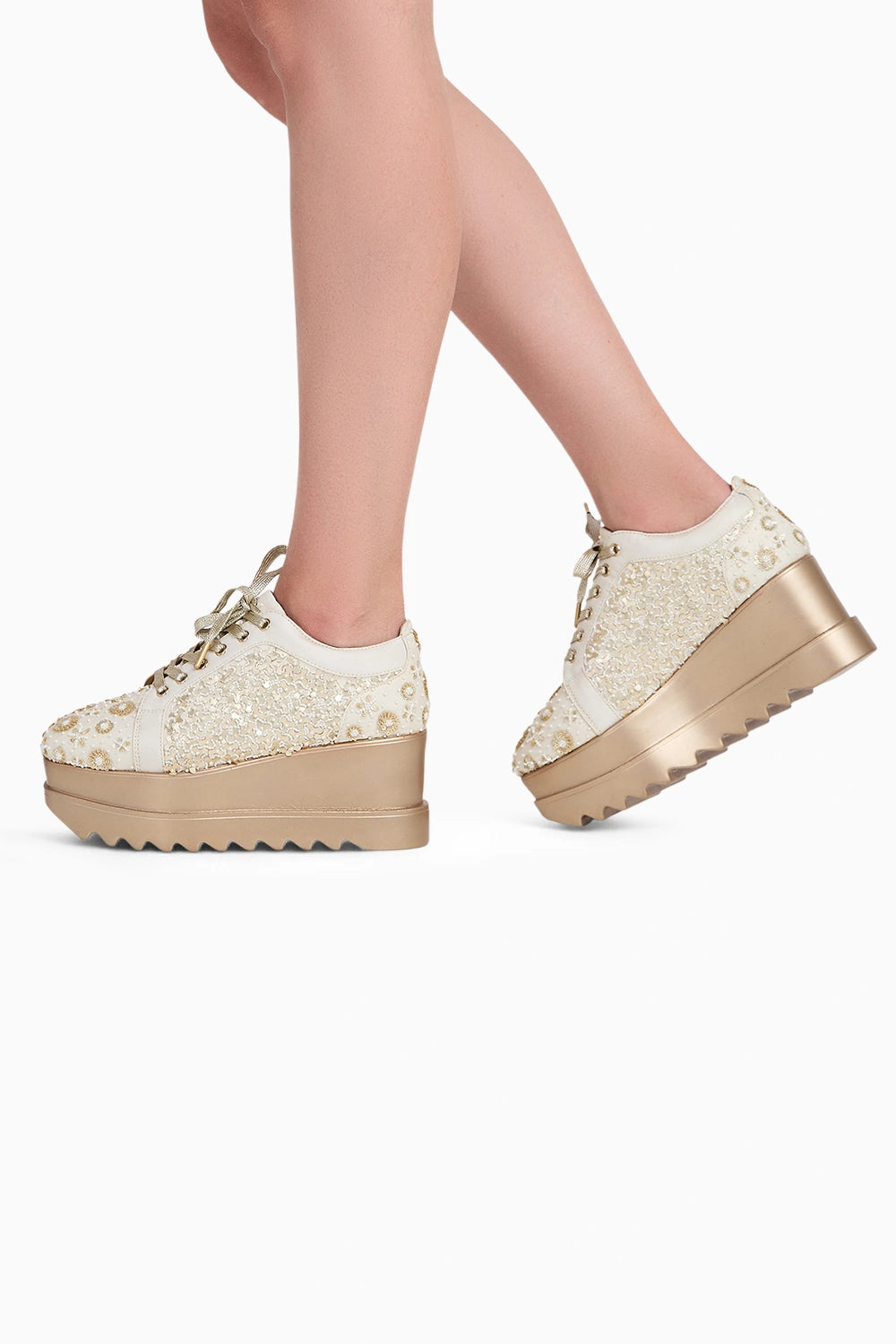 Buttercream Bliss Wedge Sneakers