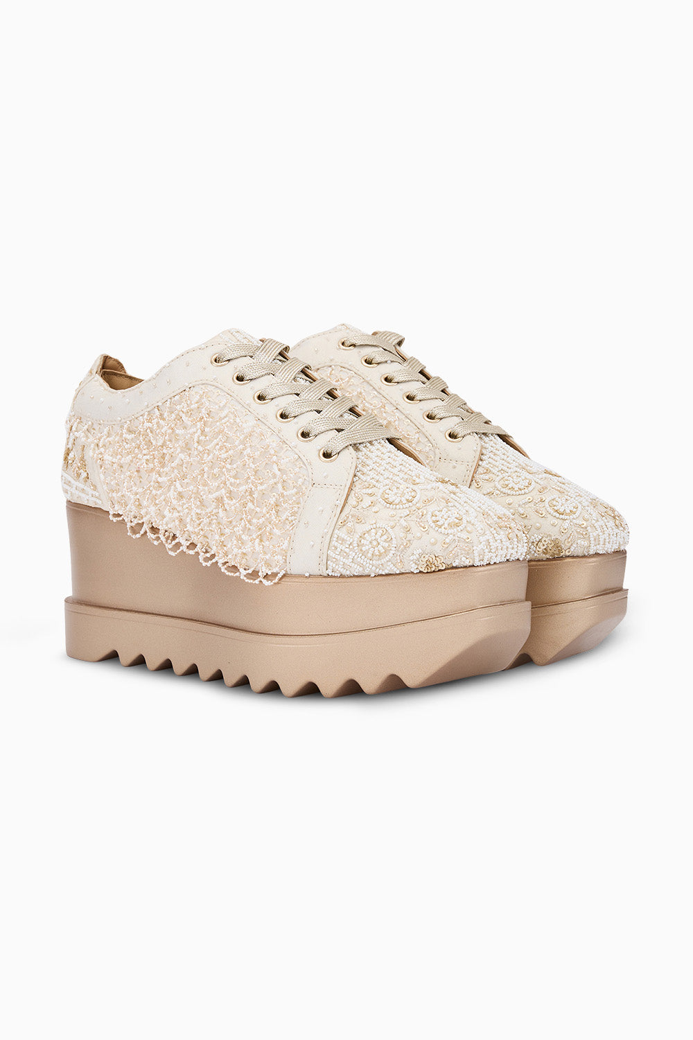 Thumka Crew Wedge Sneakers