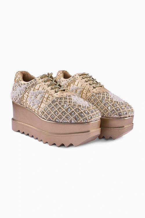 Shehzaadi Wedge Sneakers