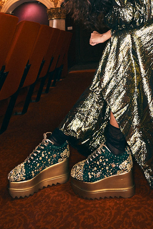 Pathaka Wedge Sneakers