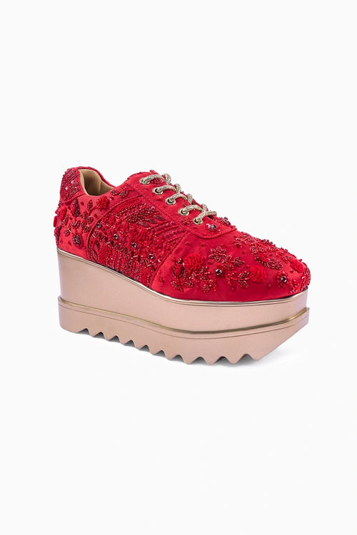 Mirchi Lights Wedge Sneakers