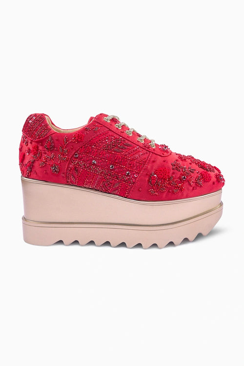 Mirchi Lights Wedge Sneakers