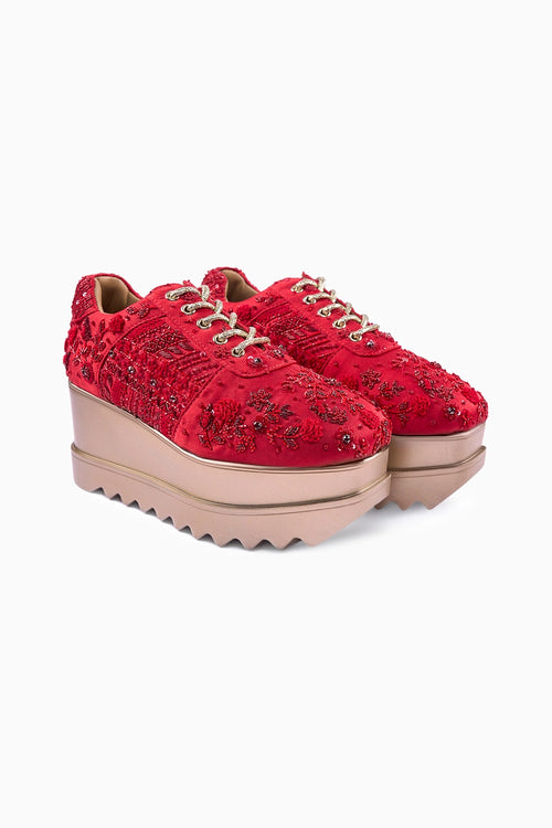 Mirchi Lights Wedge Sneakers