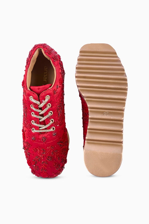 Mirchi Lights Wedge Sneakers