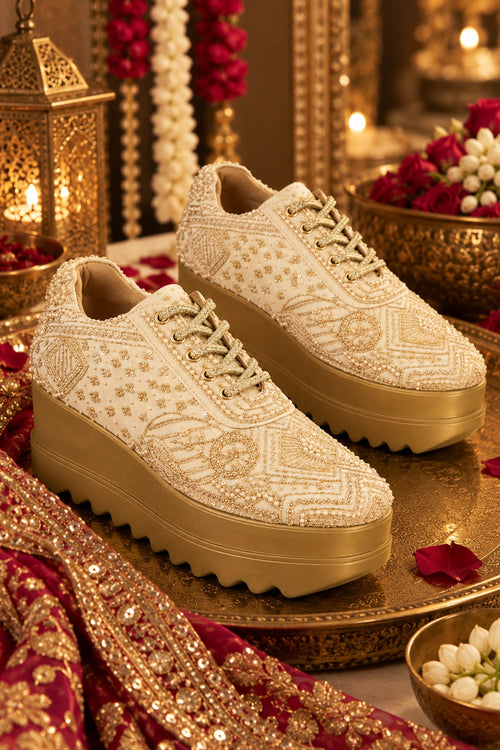 Mauj Masti Wedge Sneakers