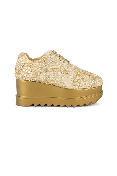 Band Baja Bling Wedge Sneakers
