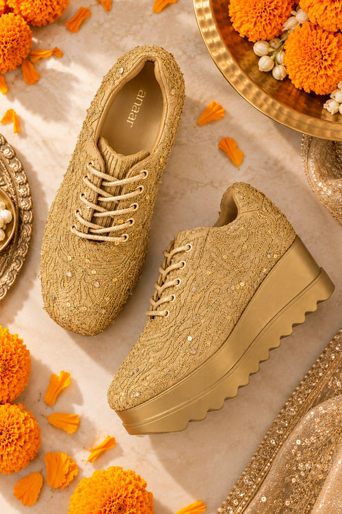 Wink & Clink Wedge Sneakers