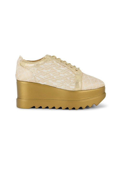 Toast & Twirl Wedge Sneakers