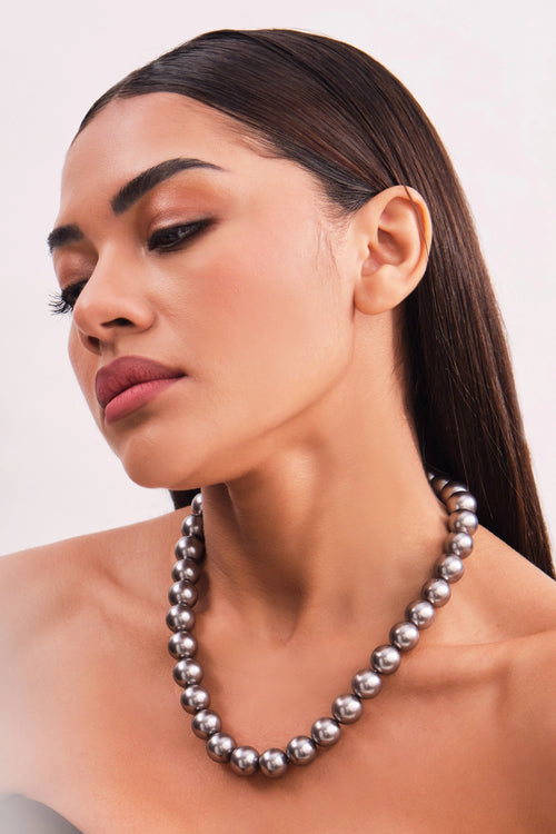 Classic Dark Silver Necklace
