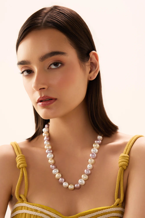 Multicoloured Ovals Necklace