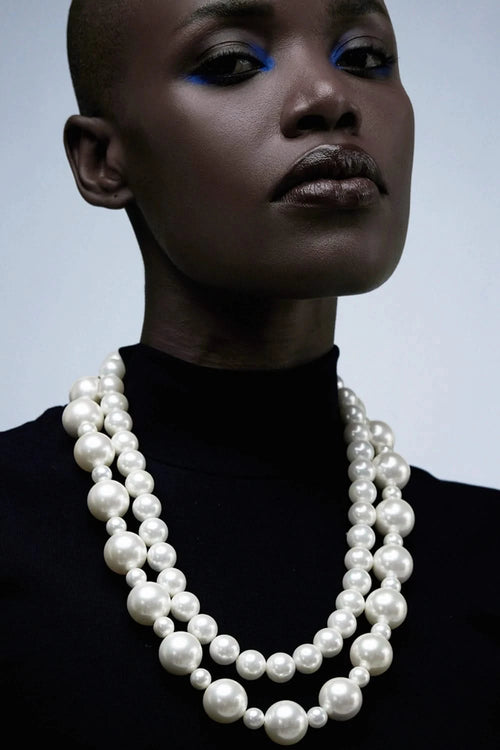 Royal Skip Pearl Necklace