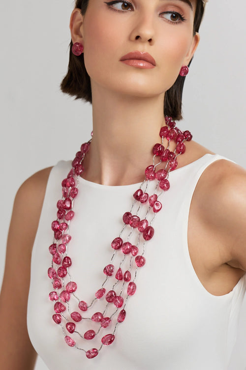 Statement Piped Red Tumbles