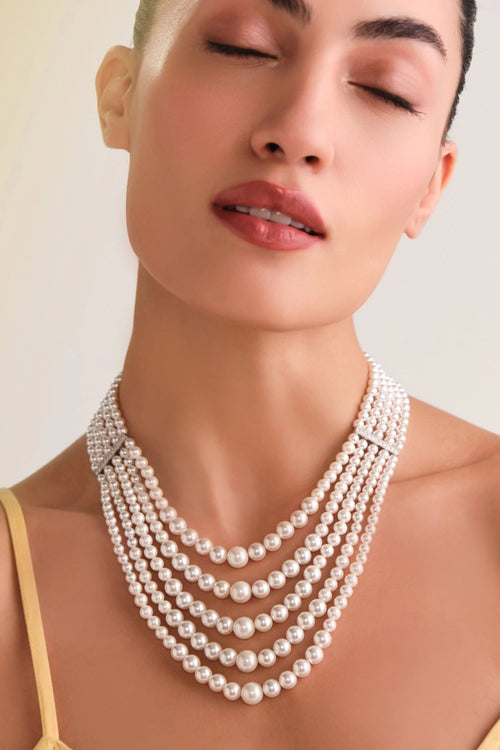 Victorian Pearl Necklace