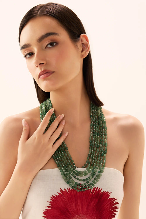 Evergreen 7 Lines Necklace