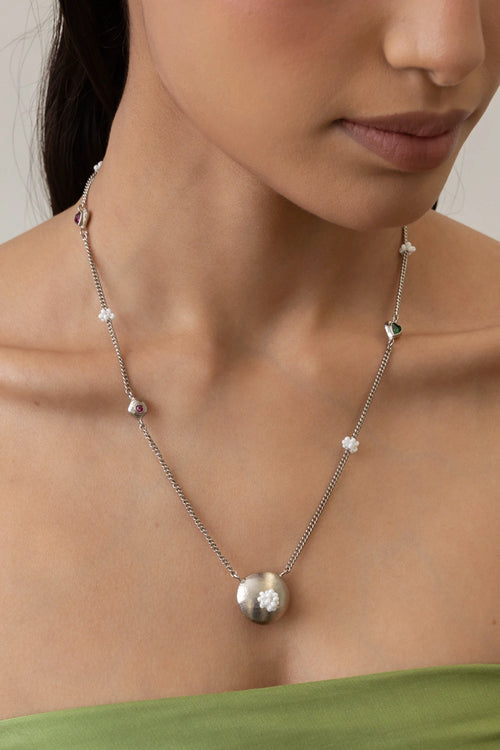 Silver Bubble Pendant