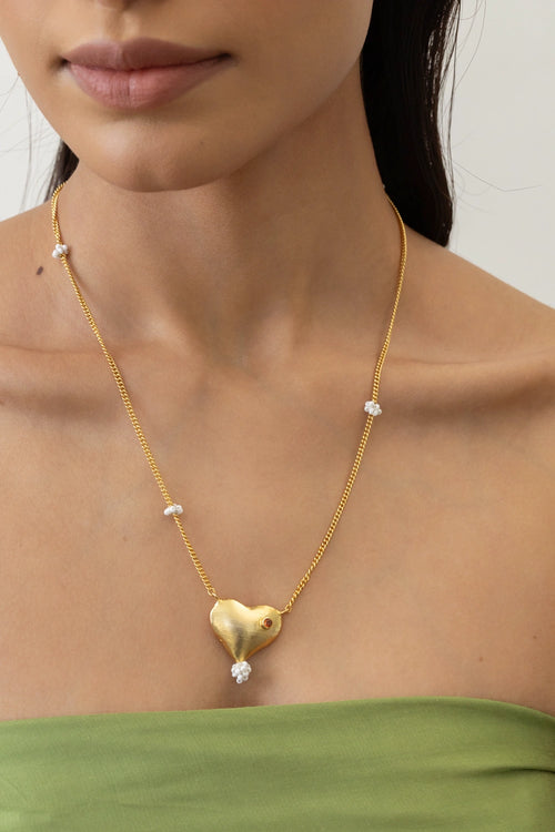 Gold Happy Hearts Pendant