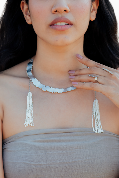 Silver Choka Necklace