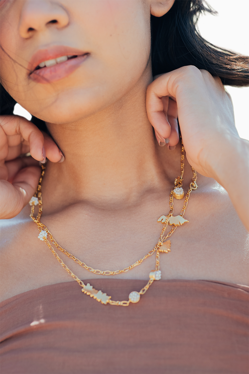 Golden Charmer Necklace