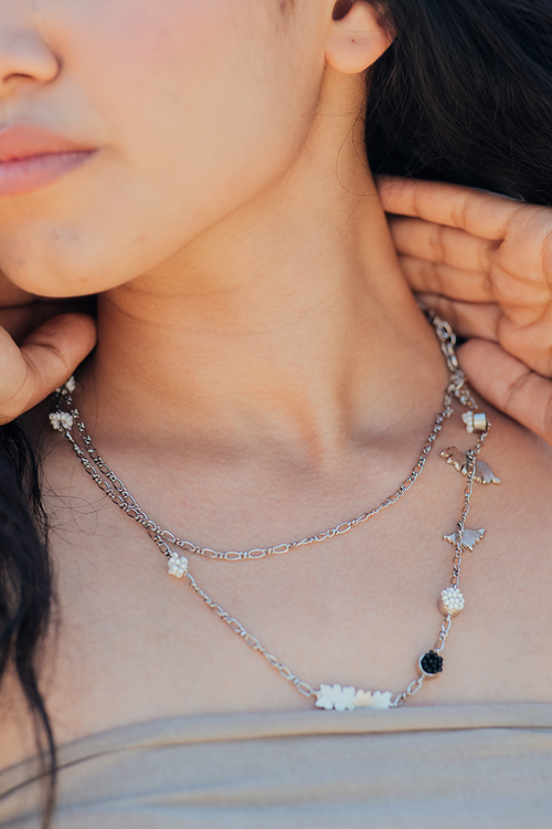 Silver Charmer Necklace