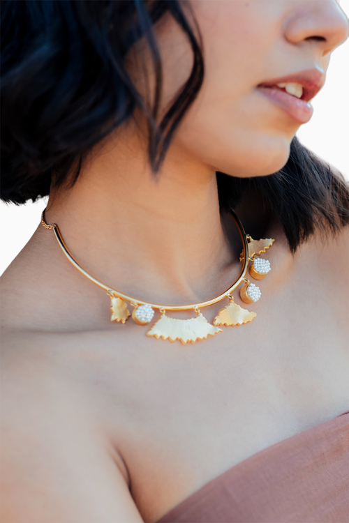 Golden Cherish Neckklace