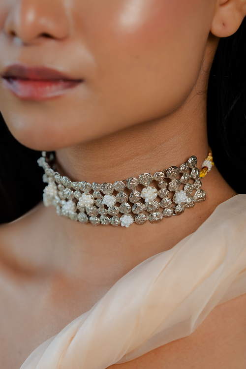 Silver Noor Choker