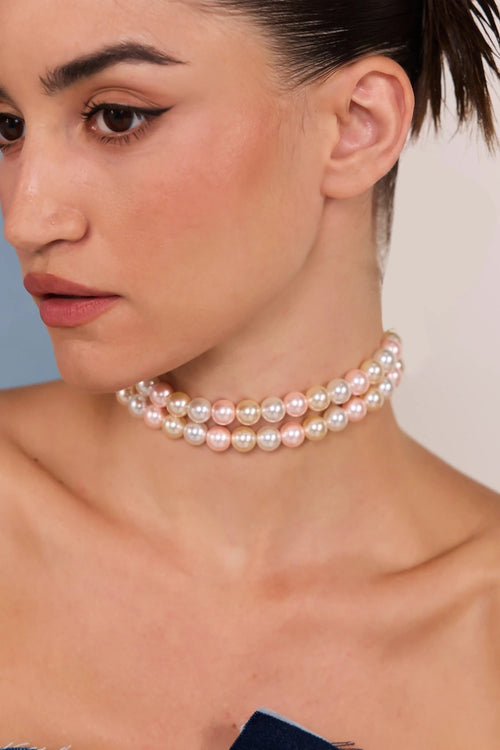 Multicoloured 8Mm Choker