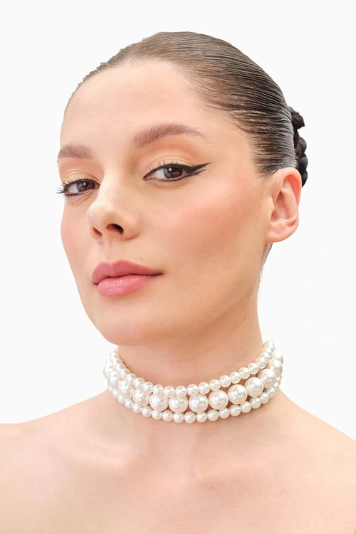 White Alternate Choker