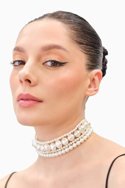 Oval and Round Choker