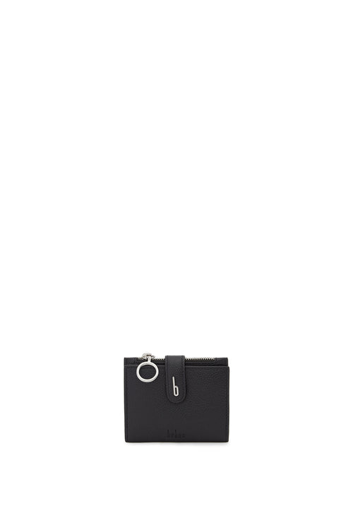 Andrea Pebble Bordeaux Mini Wallet