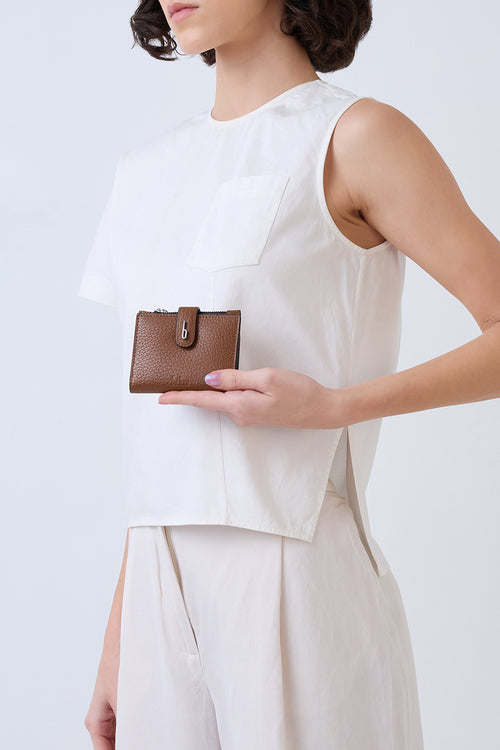 Andrea Pebble Toast Mini Wallet